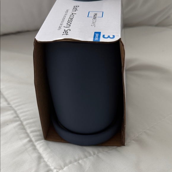 Mainstays Bath Accessory Set - Blue - Picture 4 of 8